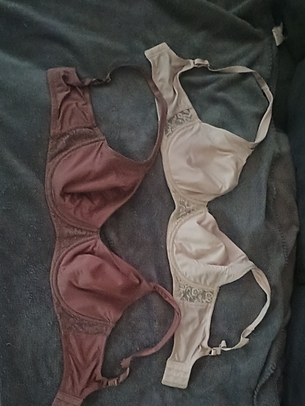 Set Of Identical Ellen Tracy Bras 36D